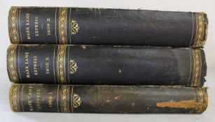 3 volumes Mark Lane Express Agricultural Journal and Livestock Record, 1894 (1), 1908 (2), 1909 (