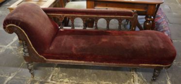 Victorian chaise longue