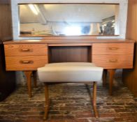 Retro Austinsuite Forester bedroom suite comprising of 3 wardrobes, dressing table and chair & 2