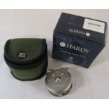 Fishing interest - boxed Hardy flyweight reel with DT3 line