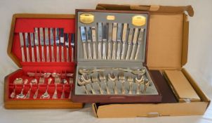 3 half canteens of cutlery including 2 Viners (one unused)
