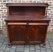 Victorian Mahogany chiffonier H 128 cm L 116 cm D 45 cm