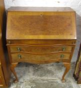 Queen Anne style bureau L 75.5 cm H 102 cm