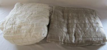 2 John Lewis polyester bedspreads