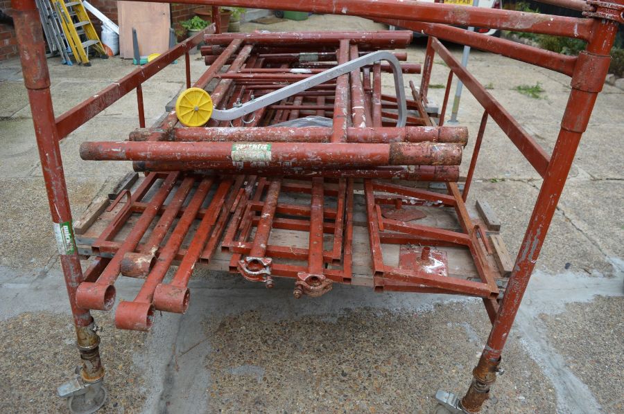 Quickfit scaffolding tower with boards. This Lot is at a location in Grimsby - viewing & - Image 2 of 2