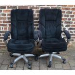 2 swivel office/computer chairs