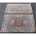 2 rugs 132 cm x 85 cm