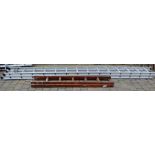 Abru Starmaster Professional aluminum ladder 4m to 7.19m & a wooden ladder