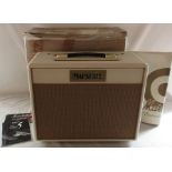 Marshall C5-01 Class 5 Valve amplifier, custom built, white tolex with brass name plate, complete