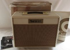 Marshall C5-01 Class 5 Valve amplifier, custom built, white tolex with brass name plate, complete