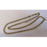 9ct gold necklace, length 46 cm. weight 6.8 g