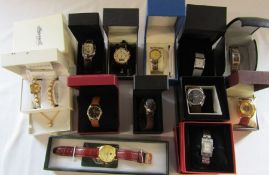 Collection of ladies and gents watches inc MG and Ingersoll