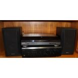 Sony stereo turntable system & integrated stereo amplifier