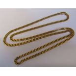 9ct gold necklace, length 66 cm, weight 22 g