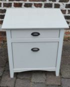 Modern painted filing cabinet
