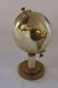 Retro globe cigarette dispenser H 20 cm