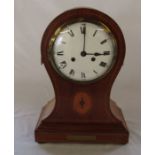 Edwardian Philip Haas & Sohre mantel clock 'presented to Mr F H Mitchell on the occasion of his