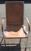 Retro aluminium chair