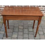 Victorian mahogany writing table