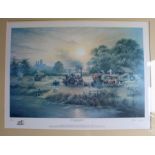 Framed limited edition print "Lincolnshire Harvest"  inspired by the 50th Woodhall Spa