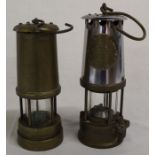 Eccles Protector Type 6 deputy miners lamp & one other