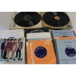 Selection of 45 rpm records including 9 Rolling Stones & Gracie Fields gramophone records