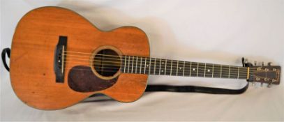 1949 C F Martin & Co. 0-18 acoustic steel string guitar. Serial number 109857 with CITES certificate