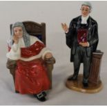 Royal Doulton Classics Lawyer HN4289 & Judge HN4412 figurines