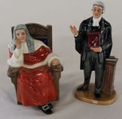 Royal Doulton Classics Lawyer HN4289 & Judge HN4412 figurines