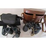 2 pairs of binoculars - Bauer 8 x 32 and Imperator 7 x 50