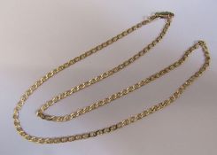 9ct gold necklace, length 45.5 cm, weight 4.7 g
