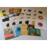 30 7inch vinyl 45rpm singles from the 1960's & 1970's including TRex, Creedence Clearwater