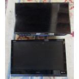 Sony TV/DVD player KDL-22BX20D 21" LCD digital TV and a Sony TV KDL-24W605A 23" LCD TV complete with