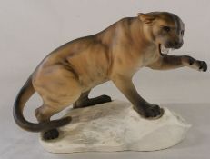 Beswick matt glaze jaguar width 31cm