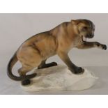 Beswick matt glaze jaguar width 31cm