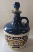 Lambs Navy rum decanter / flagon, sealed, 750 ml, 40%