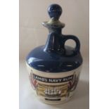 Lambs Navy rum decanter / flagon, sealed, 750 ml, 40%