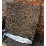 Square piece of granite worktop (not laminated) with bevel edging 96 cm x 96 cm