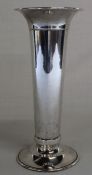 Large good quality silver plated vase with weighted base marked A C Pailthorpe Ltd Grimsby, 25cm