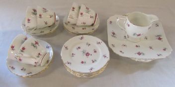 Shelley 'Charm' 18752 part tea service (one cup and jug af)