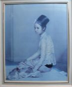 Large framed print - "Saw Ohn Nyun" after Sir Gerald Kelly 56.5cm x 68.5cm