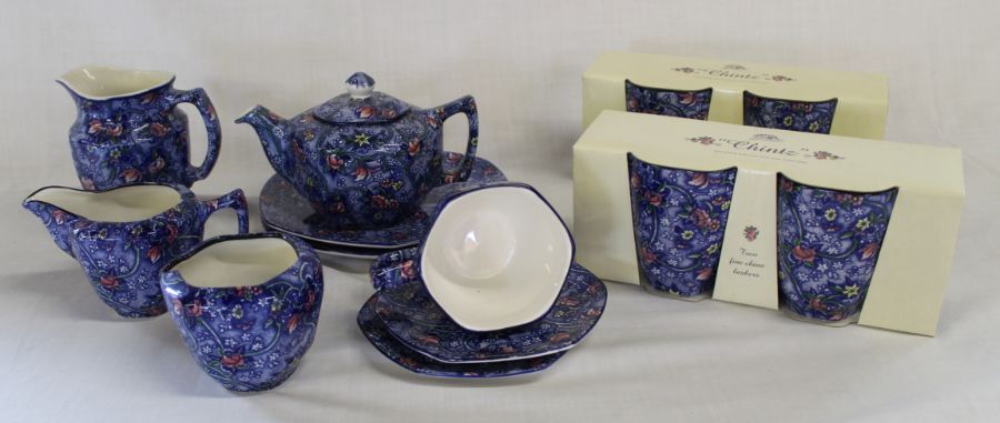 Selection of Ringtons chintz tea china