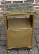 LLoyd Loom style bedside cabinet