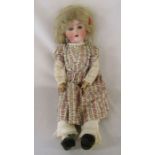 Alt, Beck & Gottschalck German bisque doll marked AB 1362 3 1/2 complete with pierced ears and