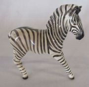 Beswick zebra H 18 cm L 18 cm