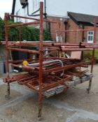 Quickfit scaffolding tower with boards. This Lot is at a location in Grimsby - viewing &