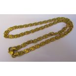 18ct gold necklace, length 42 cm, weight 26.1 g