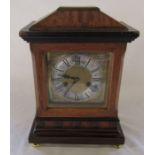 German H.A.C 14 day strike mantel clock H 34 cm (af)