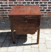 Georgian mahogany pot cupboard