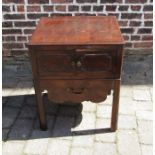 Georgian mahogany pot cupboard